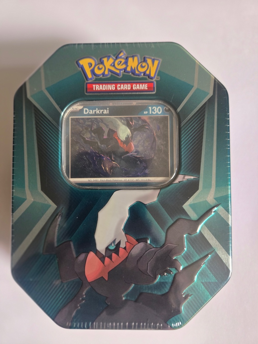 Pokémon Darkrai Tin - Teal & Black Collector's Box factory sealed